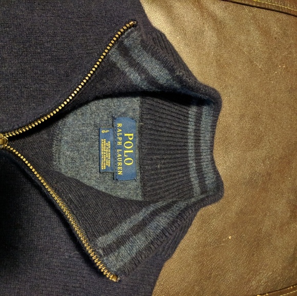 Polo quarter-zip sweater - Picture 2 of 2